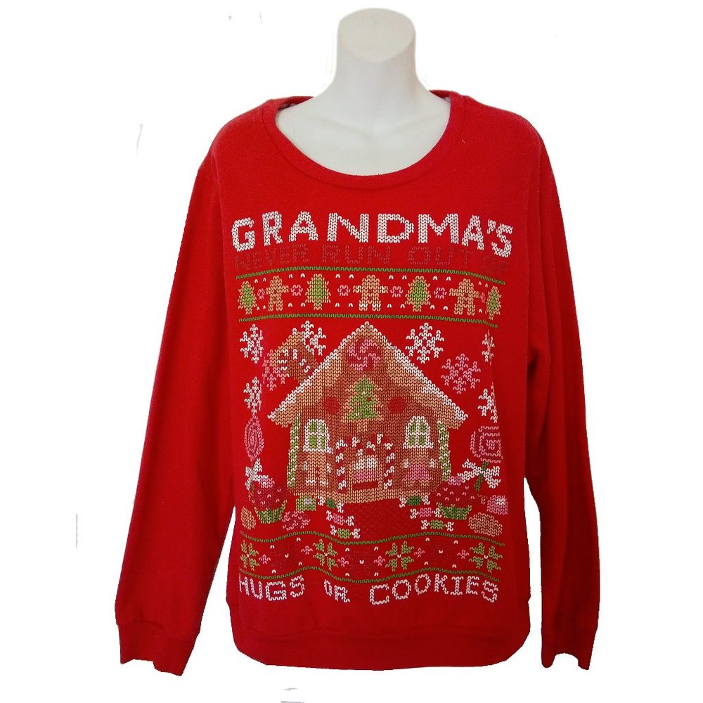 "UGLY CHRISTMAS"  SWEATSHIRT  For Grandma